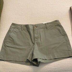 LOFT Sage Green Cargo Shorts